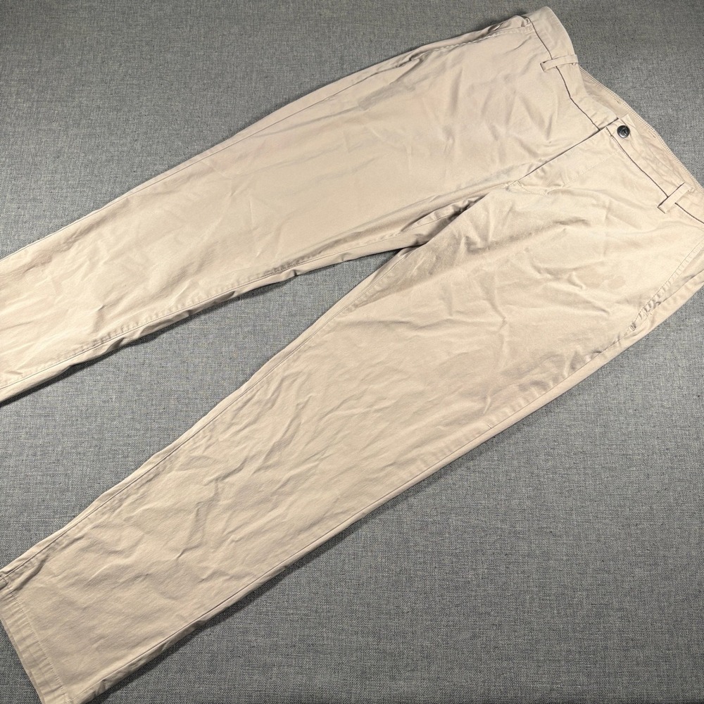 Birddogs Boomstick Pants Mens 36x32 Khaki Tan Stretch Performance Chino
